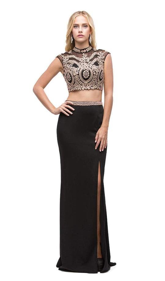 two-piece Prom Gown