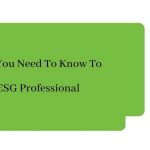 Become An ESG Professional